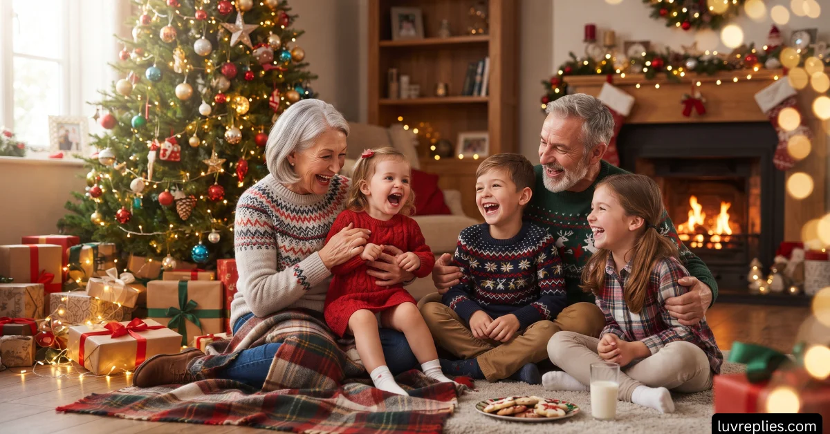 Warm Christmas Wishes Filled With Grandparent Love