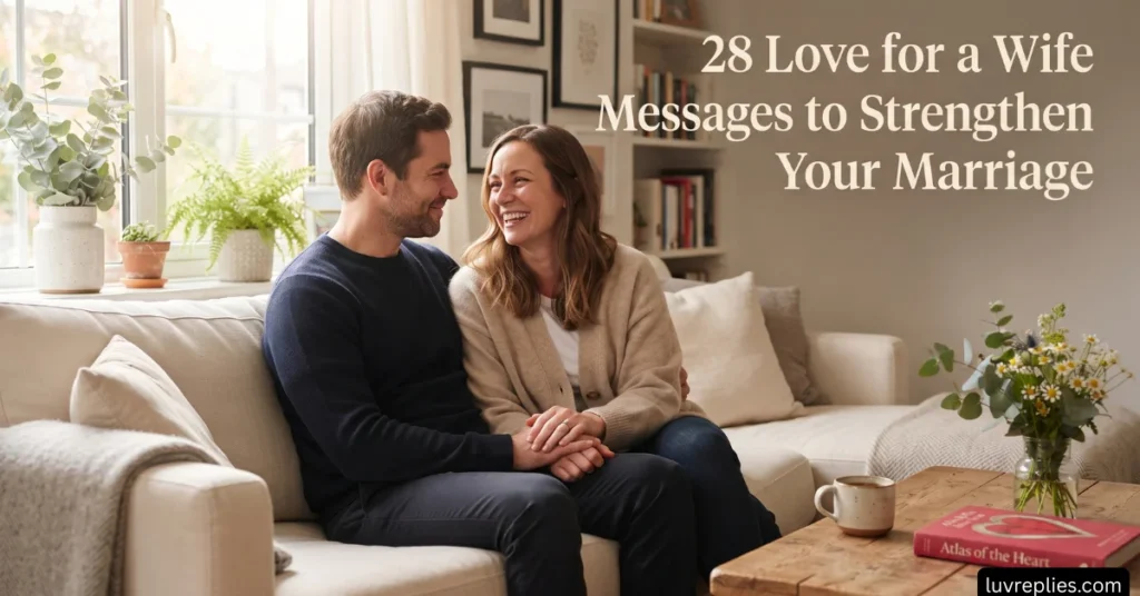 28 Love for a Wife Messages to Strengthen Your Marriage