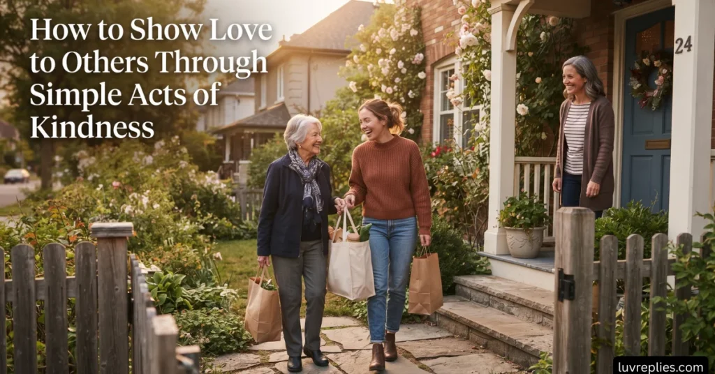 How to Show Love to Others Through Simple Acts of Kindness