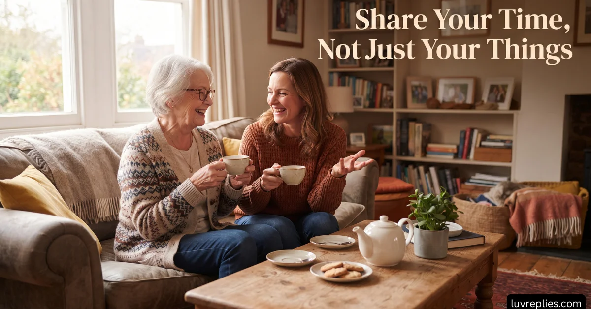 Share Your Time, Not Just Your Things