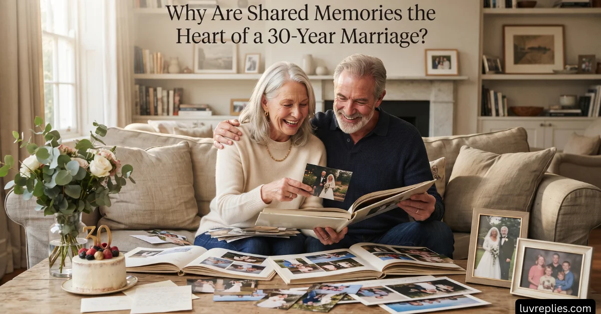 Why Are Shared Memories the Heart of a 30-Year Marriage?