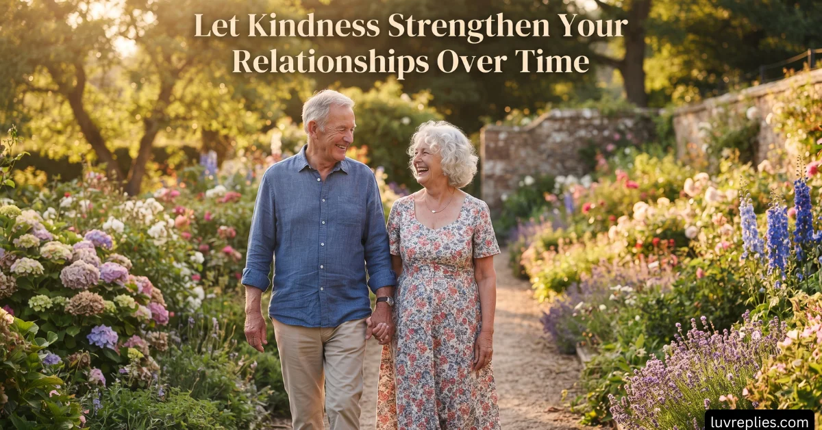Let Kindness Strengthen Your Relationships Over Time