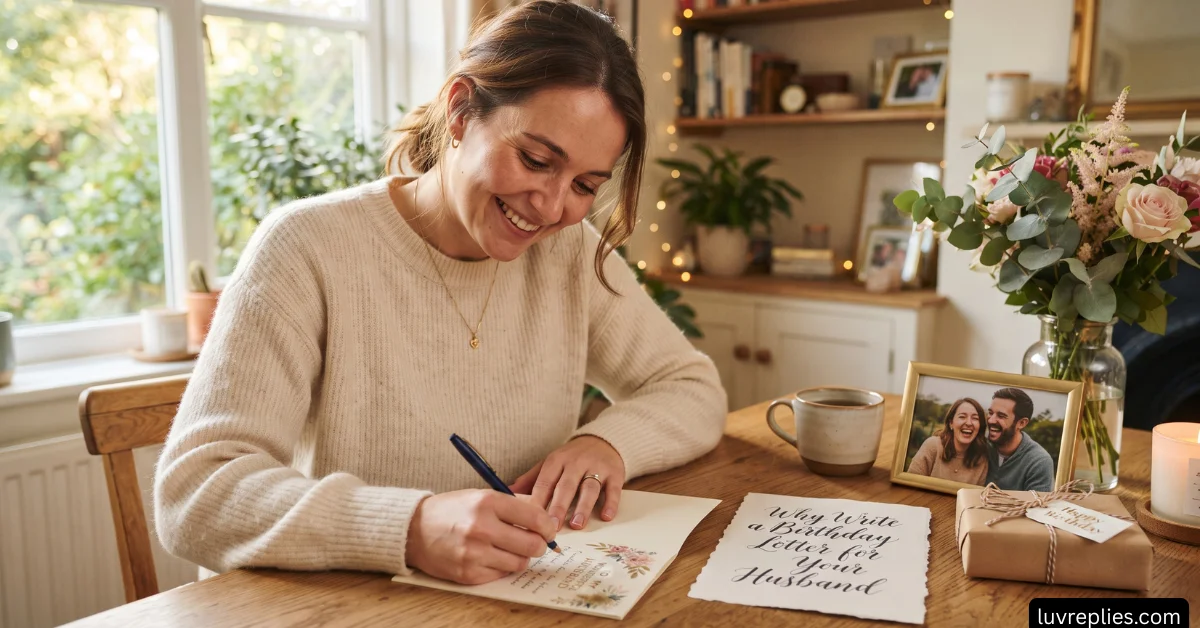 Why Write a Birthday Letter for Your Husband