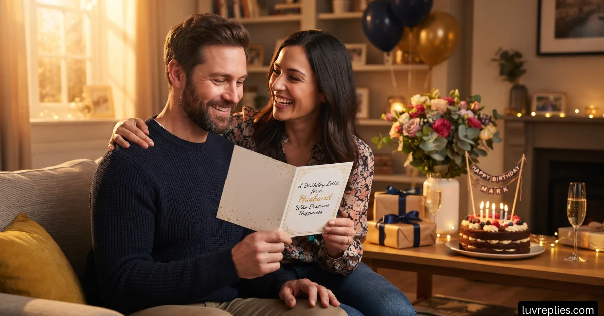 A Birthday Letter for a Husband Who Deserves Happiness