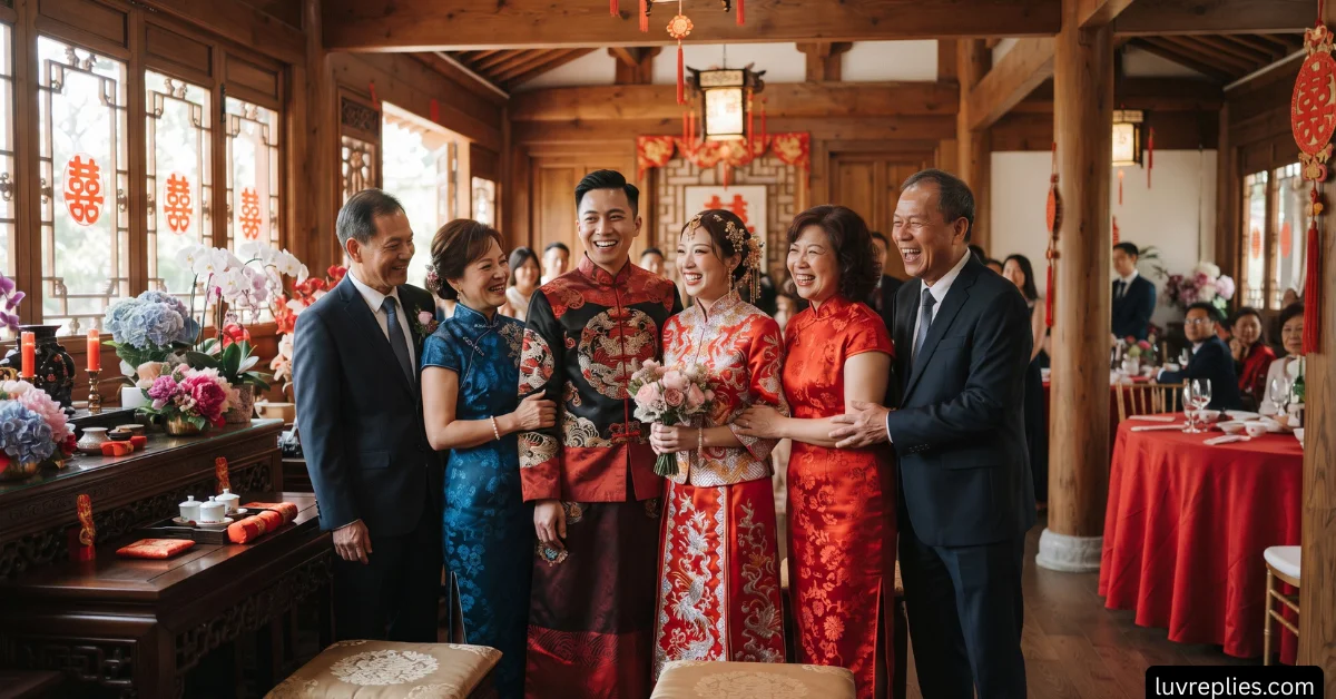 Chinese Wedding Blessings for Family Members